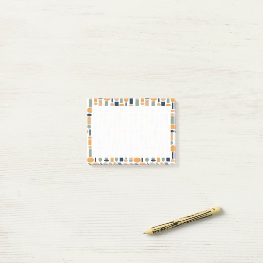 Formmuster Post-it Klebezettel (Auf Schreibtisch)