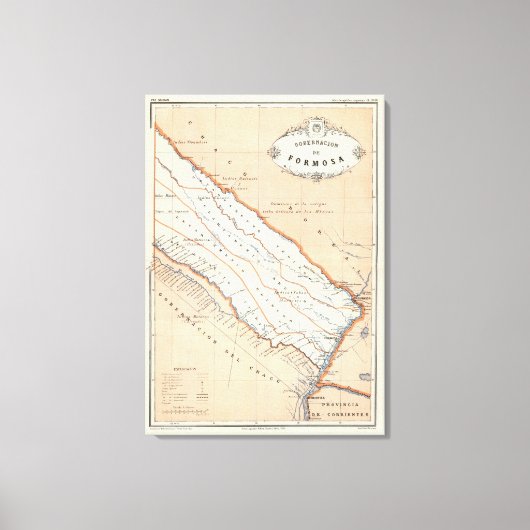 Formosa, Argentinien Leinwanddruck (Vorderseite)