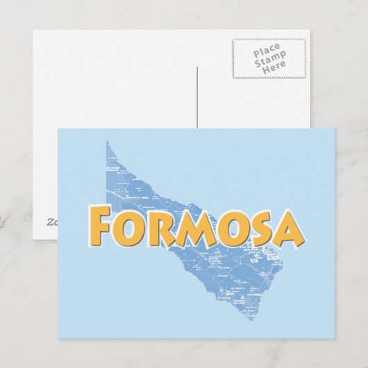 Formosa Postkarte (Vorne/Hinten)
