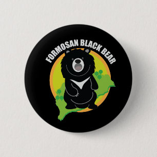 Formosan(Taiwan)-Logo für schwarze Bären Button