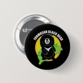 Formosan(Taiwan)-Logo für schwarze Bären Button (Vorne & Hinten)