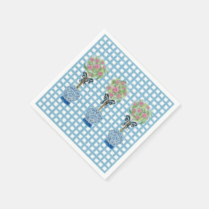 Formschnitt Blau und Weiß Ginger Jar  Serviette