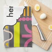 Formteile Geschirrtuch (Viertel Falte)