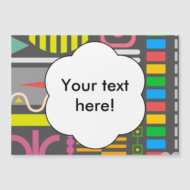 Formteile Magnetkarte (Vorderseite)