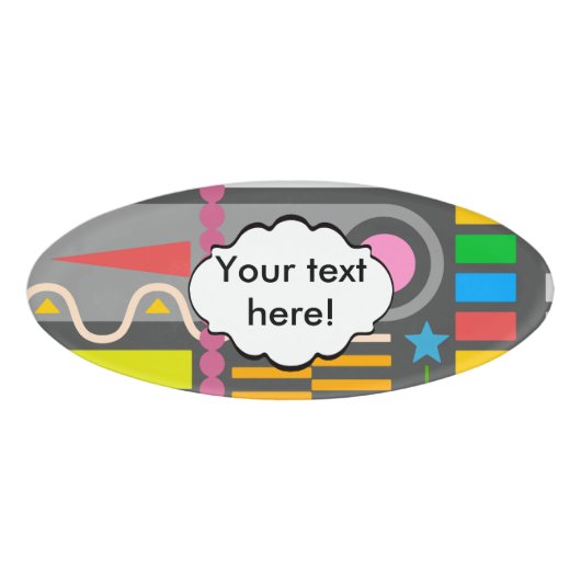 Formteile Namenschild (Vorderseite)