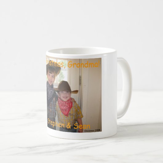 formug, frohe Weihnachten, Großmutter! Liebe, Kaffeetasse (VorderseiteRechts)
