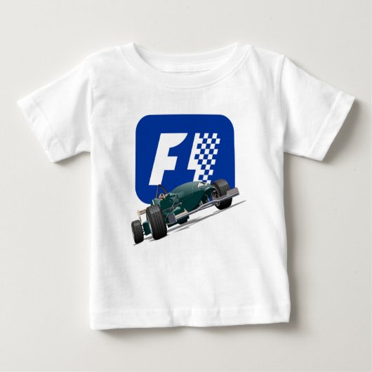 Formula 1 race car baby t-shirt (Vorderseite)