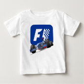Formula 1 race car baby t-shirt (Vorderseite)