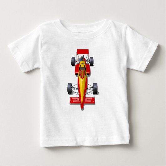 Formula 1 race car baby t-shirt (Vorderseite)