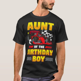Formula Race Car Tante Birthday Boy Party Racing T-Shirt