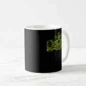Formula Racing Car Blueprint Mechanical Engineer R Kaffeetasse (VorderseiteRechts)