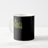 Formula Racing Car Blueprint Mechanical Engineer R Kaffeetasse (Vorderseite Links)