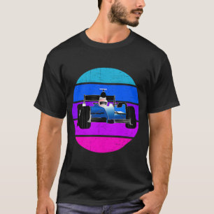 Formula Racing Retro Vintage Sonnenuntergänge für T-Shirt