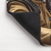 Formula Spaß: Professioneller Erdmännchen-Rennwage Mousepad (Ecke)