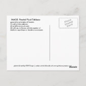 FORMULAR ALS BEWEGUNG POSTKARTE (Rückseite)