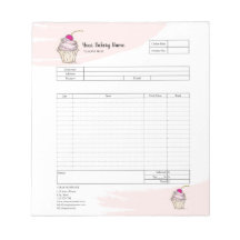 Formular für Bestellungen von Backwaren mit Kondit