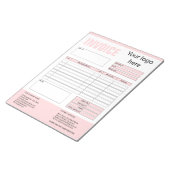 Formular-Geschäftsquotation Hinzufügen von Logo-No Notizblock (angewinkelt)