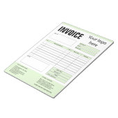 Formular-Geschäftsquotation Hinzufügen von Logo-No Notizblock (angewinkelt)