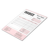 Formular-Geschäftsquotation Hinzufügen von Logo-No Notizblock (angewinkelt)