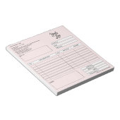 Formular-Geschäftsquotation Hinzufügen von Logo-No Notizblock (angewinkelt)