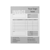 Formular-Geschäftsquotation Hinzufügen von Logo-No Notizblock (Rotiert)