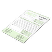 Formular-Geschäftsquotation Hinzufügen von Logo-No Notizblock (angewinkelt)