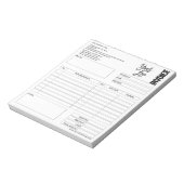 Formular-Geschäftsquotation Hinzufügen von Logo-No Notizblock (Rotiert)