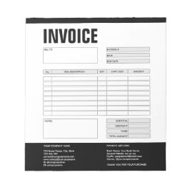 Formular-Geschäftsquotation Hinzufügen von Logo-No Notizblock