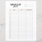 Formular-Vorlage abonnieren (Vorderseite)