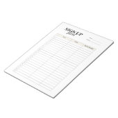 Formular-Vorlage abonnieren Notizblock (angewinkelt)