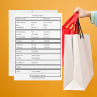 Formulare Monatlicher Haushalt. Verfolgen Sie Ihre