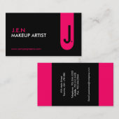 Formulieren Sie es! ~ Monogramm-Visitenkarten Visitenkarte (Vorne/Hinten)