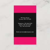 Formulieren Sie es! ~ Monogramm-Visitenkarten Visitenkarte (Rückseite)