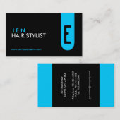 Formulieren Sie es! ~ Monogramm-Visitenkarten Visitenkarte (Vorne/Hinten)