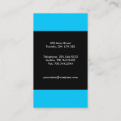 Formulieren Sie es! ~ Monogramm-Visitenkarten Visitenkarte (Rückseite)