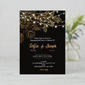 Formulierung der Aufforderungen | Luxus Folieneinladung (Stehend vorne)