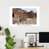 Foro di Traiano Panorama Poster (Heimbüro)