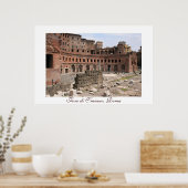 Foro di Traiano Panorama Poster (Küche)
