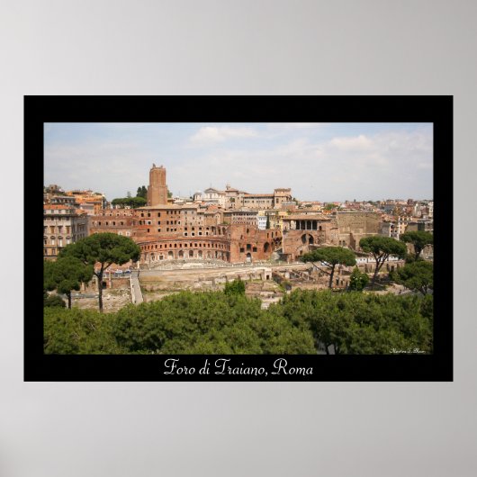 Foro di Traiano, Roma Poster (Vorne)