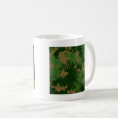 Forrest Camouflage Kaffeetasse (VorderseiteRechts)