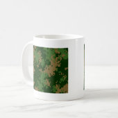 Forrest Camouflage Kaffeetasse (Vorderseite Links)