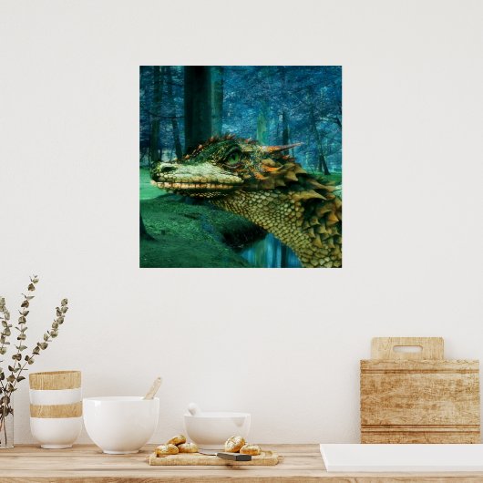 Forrest Dragon Poster (Küche)