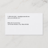 Forrest | Elementgrafik II Visitenkarte (Rückseite)