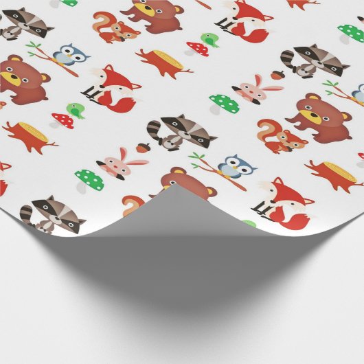 Forrest Friends Geschenkpapier (Ecke)