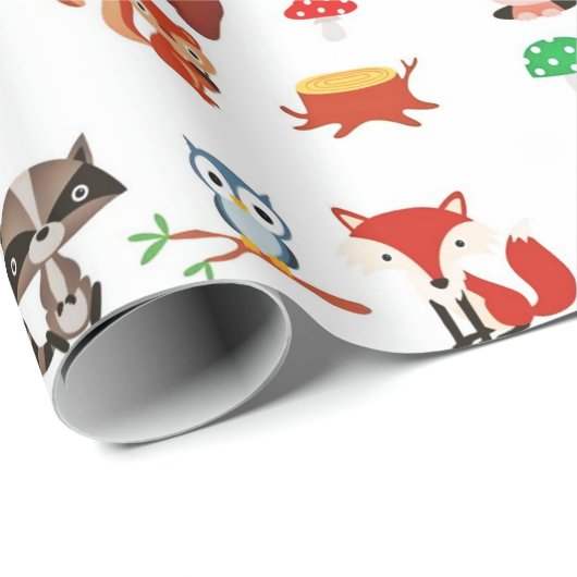 Forrest Friends Geschenkpapier (Rolleneckpunkt)