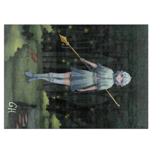 Forrest Girl Anime, gameart Schneidebrett (Vorderseite)