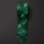 Forrest Green Botanic Monogram Krawatte