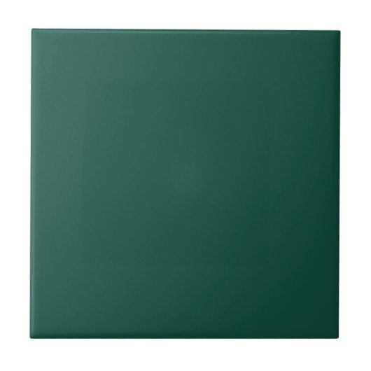 Forrest Green Solid Color Tile Fliese (Vorderseite)