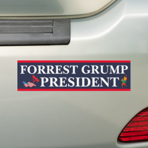 FORREST GRUMP 4 PRÄSIDENT AUTOAUFKLEBER