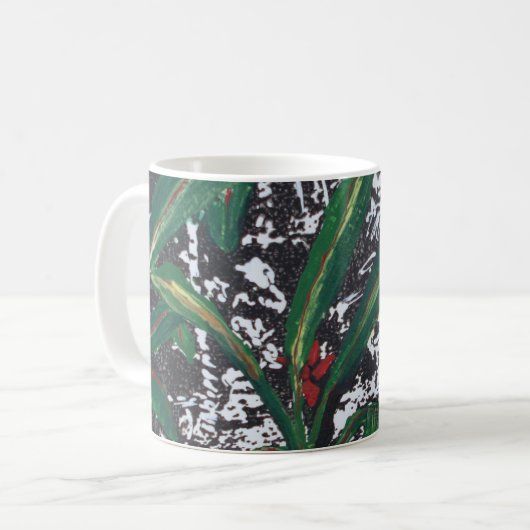 Forrest Grün Kaffeetasse (Vorderseite Links)